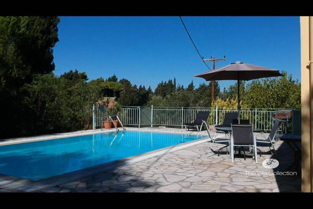 Gastouri Villa Pascalia With Heated Pool In October And Views Achilleion Екстер'єр фото
