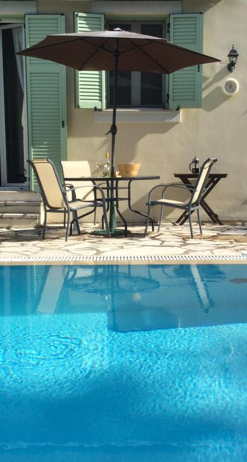 Gastouri Villa Pascalia With Heated Pool In October And Views Achilleion Екстер'єр фото