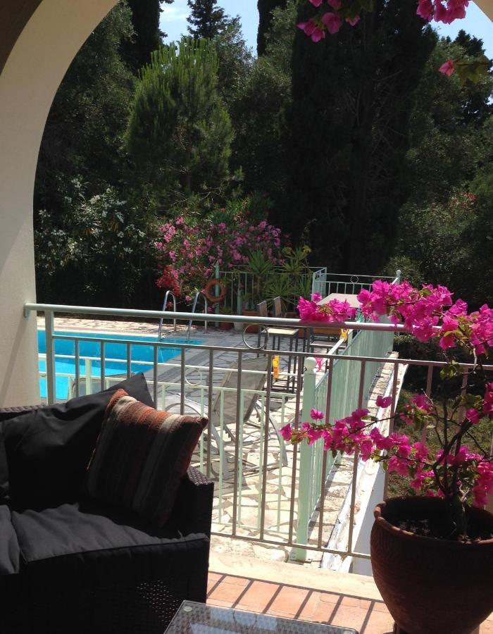 Gastouri Villa Pascalia With Heated Pool In October And Views Achilleion Екстер'єр фото